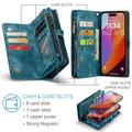 iPhone 16 Pro Caseme 008 2-in-1 Multifunctional Lompakkokotelo - Sininen