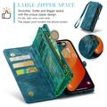iPhone 16 Pro Caseme 008 2-in-1 Multifunctional Lompakkokotelo - Sininen