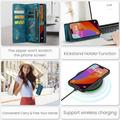 iPhone 16 Pro Caseme 008 2-in-1 Multifunctional Lompakkokotelo - Sininen
