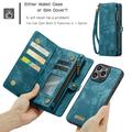 iPhone 16 Pro Caseme 008 2-in-1 Multifunctional Lompakkokotelo - Sininen