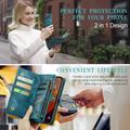 iPhone 16 Pro Caseme 008 2-in-1 Multifunctional Lompakkokotelo - Sininen