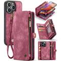 iPhone 16 Pro Caseme 008 2-in-1 Multifunctional Lompakkokotelo