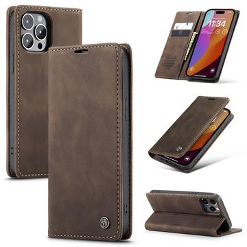 iPhone 16 Pro Caseme 013 Sarja Lompakkokotelo - Kahvi