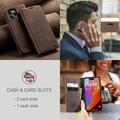 iPhone 16 Pro Caseme 013 Sarja Lompakkokotelo - Kahvi
