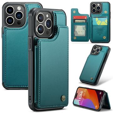 iPhone 16 Pro Caseme C22 Kotelo RFID-korttilompakko - vihreä
