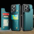 iPhone 16 Pro Caseme C22 Kotelo RFID-korttilompakko - vihreä