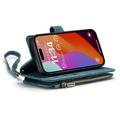 iPhone 16 Pro Caseme C30 Monitoiminen Lompakkokotelo - Sininen