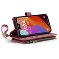 iPhone 16 Pro Caseme C30 Monitoiminen Lompakkokotelo - Punainen
