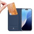 iPhone 16 Pro Dux Ducis Skin Pro Lompakkokotelo - Sininen