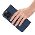 iPhone 16 Pro Dux Ducis Skin Pro Lompakkokotelo - Sininen
