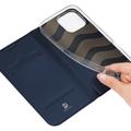 iPhone 16 Pro Dux Ducis Skin Pro Lompakkokotelo - Sininen