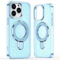 iPhone 16 Pro Glitter -hybridikotelo, jossa potkukiinnike - MagSafe-yhteensopiva - sininen