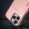 iPhone 16 Pro Hybridikotelo Liukuvalla Korttipaikalla - Vert Armée
