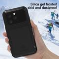 iPhone 16 Pro Love Mei Powerful Hybridikotelo - Musta