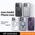 iPhone 16 Pro Magneettinen Jalustan Hybridikotelo - Harmaa