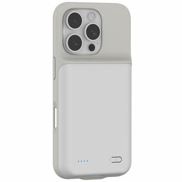 iPhone 16 Pro Max Vara-akkukuori - 7000mAh - Valkoinen