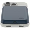 iPhone 16 Pro Max Vara-akkukuori - 7000mAh - Tummansininen / Harmaa