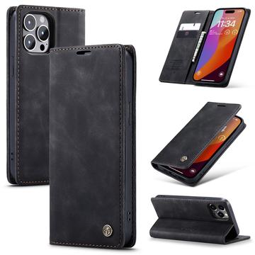 iPhone 16 Pro Max Caseme 013 Sarja Lompakkokotelo - Musta