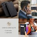 iPhone 16 Pro Max Caseme 013 Sarja Lompakkokotelo - Musta