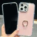 iPhone 16 Pro Max CrystalGlow Hybridikotelo sormuksen pidikkeellä
