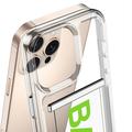 iPhone 16 Pro Max GKK Hihnakotelo - vaaleanpunainen / läpinäkyvä