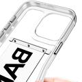 iPhone 16 Pro Max GKK Hihnakotelo - vaaleanpunainen / läpinäkyvä