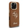 iPhone 16 Pro Max Guess Grained 4G Logo Kameran runkokotelo - ruskea
