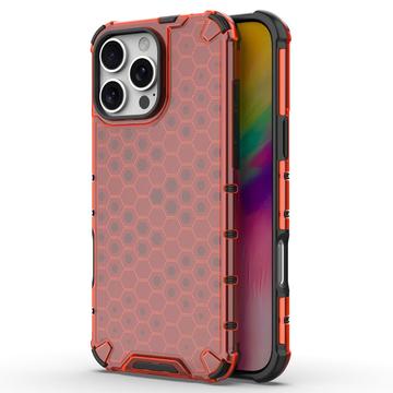 iPhone 16 Pro Max Honeycomb Armored Hybridikotelo - Sininen