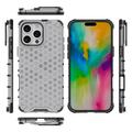 iPhone 16 Pro Max Honeycomb Armored Hybridikotelo - Harmaa