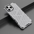 iPhone 16 Pro Max Honeycomb Armored Hybridikotelo - Harmaa