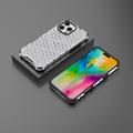 iPhone 16 Pro Max Honeycomb Armored Hybridikotelo - Harmaa