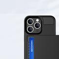 iPhone 16 Pro Max Hybridikotelo Liukuvalla Korttitelineellä - Hopea