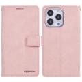 iPhone 16 Pro Max Mercury Goospery Blue Moon lompakkokotelo - vaaleanpunainen