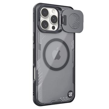 iPhone 16 Pro Max Nillkin IceBlade Prop Magneettikotelo - MagSafe-yhteensopiva, liukulasin kansi - Musta
