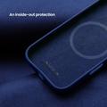 iPhone 16 Pro Max Nillkin LensWing Pro Nestemäinen silikonikotelo - MagSafe-yhteensopiva - Violetti