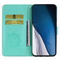 iPhone 16 Pro Max Pöllö strassi lompakko tapauksessa - Cyan