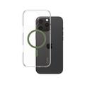 iPhone 16 Pro Max PanzerGlass Care läpinäkyvä Urban Combat Case - MagSafe-yhteensopiva - vihreä