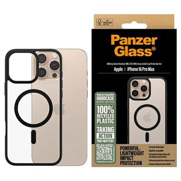 iPhone 16 Pro Max PanzerGlass HardCase MagSafe-yhteensopiva kotelo - Musta / Läpinäkyvä