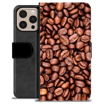 iPhone 16 Pro Max Premium Lompakkokotelo - Kahvipavut