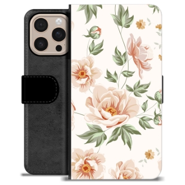 iPhone 16 Pro Max Premium Lompakkokotelo - Kukka
