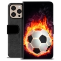 iPhone 16 Pro Max Premium Lompakkokotelo - Tulijalkapallo