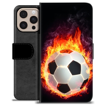 iPhone 16 Pro Max Premium Lompakkokotelo - Tulijalkapallo