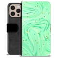 iPhone 16 Pro Max Premium Lompakkokotelo - Vihreä Minttu