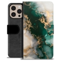 iPhone 16 Pro Max Premium Lompakkokotelo - Jade Marmori