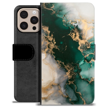iPhone 16 Pro Max Premium Lompakkokotelo - Jade Marmori