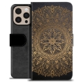 iPhone 16 Pro Max Premium Lompakkokotelo - Mandala