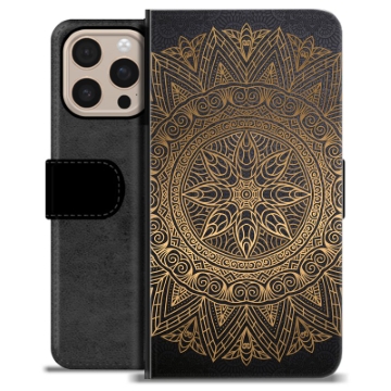 iPhone 16 Pro Max Premium Lompakkokotelo - Mandala