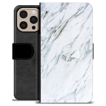 iPhone 16 Pro Max Premium Lompakkokotelo - Marmori