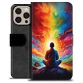 iPhone 16 Pro Max Premium Lompakkokotelo - Meditaatio