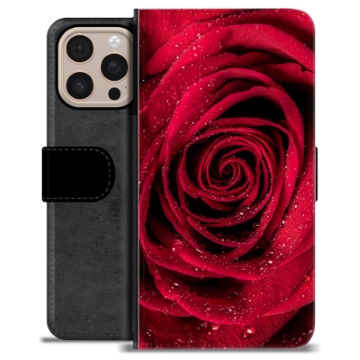 iPhone 16 Pro Max Premium Lompakkokotelo - Ruusu